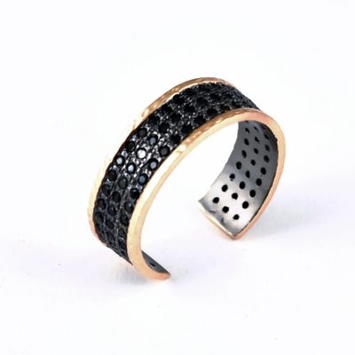 Bijoux - ANNEAU AJUSTABLE ''NUIT DES TEMPS'' - KARAWAN AUTHENTIC