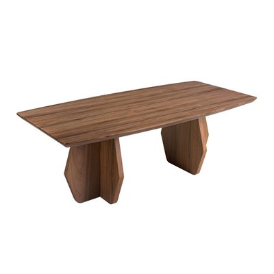 Tables basses - Table basse ovale en noyer - ANGEL CERDÁ