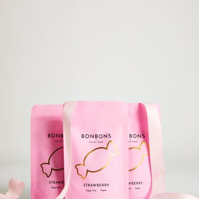 Candy - Strawberry Bonbon by OH MY GUM ! - 15 pouches - OH MY GUM !