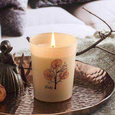 Candles - Shade Of Nature - Apple Cinnamon Scented Candle 100 g. - RUBY
