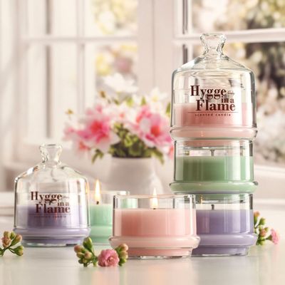 Candles - MIXAURA Set of 3 -Peony Scented Candle 170 gr. - RUBY