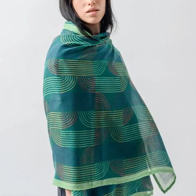 Scarves - Etheral Motion B Scarf - KORES ACCESSORIES