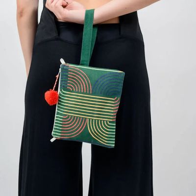 Bags and totes - Etheral motion B Pouch Bag - KORES ACCESSORIES
