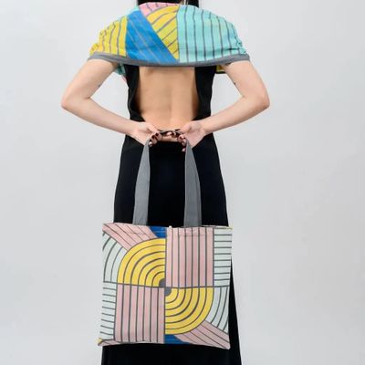 Bags and totes - Chromatic Orbit Tote Bag - KORES ACCESSORIES