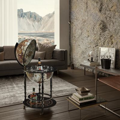 Restaurant trolleys - Zoffoli Bar Globe Vulcano d.42cm - ZOFFOLI MAPPAMONDI