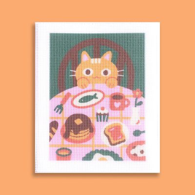 Cadeaux - Canevas fatal - Cat Café - CANEVAS FATAL