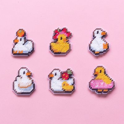 Children's arts and crafts - Magnet kit - Duckies - CANEVAS FATAL