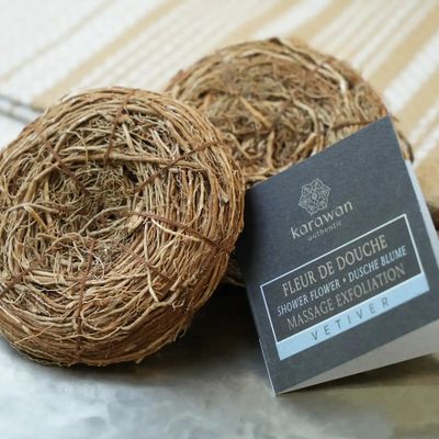 Beauty products - SHOWER FLOWER - VETIVER - SET OF 6 - KARAWAN AUTHENTIC