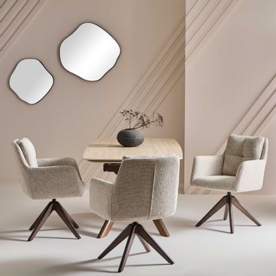 Chairs - DANTE TABLE ARMCHAIR - SIGNATURE MOBILIER ET DÉCORATION