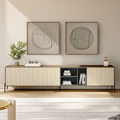 Services - 'Esquisto 04 Circular Moka' - Original Painting - 110x110 cm - PERSPECTIVA 10