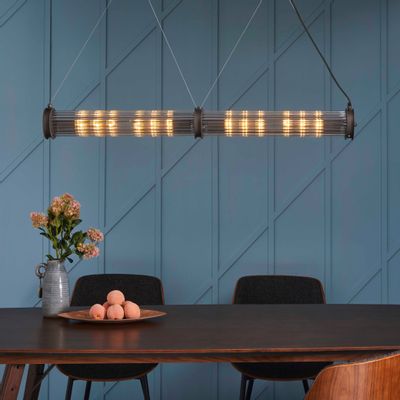 Hanging lights - Double Tube Chandelier - SIGNATURE MOBILIER ET DÉCORATION