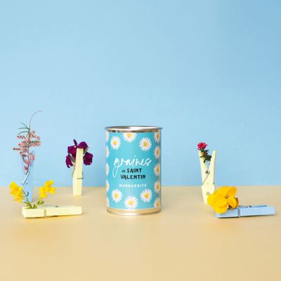 Cadeaux - Kit à semer "Saint Valentin" Fabriqué en France - MAUVAISES GRAINES