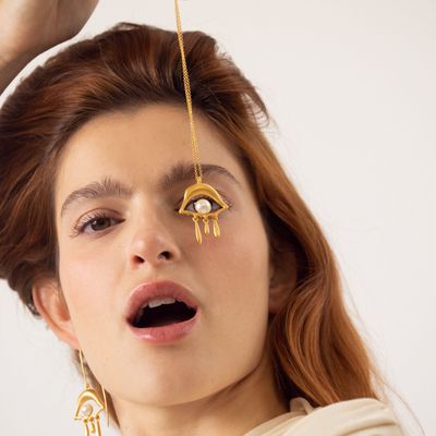 Bijoux - COLLIER FEMME DORÉ DALÍ, JEWELRY BY JOIDART, OEIL - JOIDART