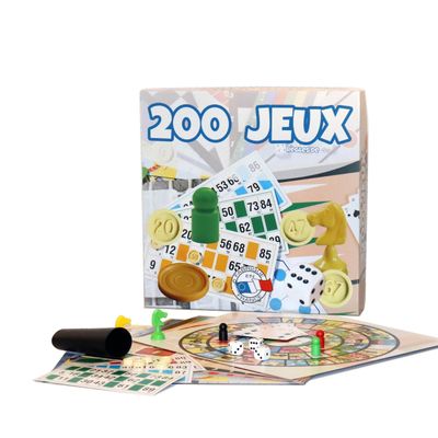 Jeux enfants - Coffret jeux traditionnels avec 200 règles - FERRIOT CRIC