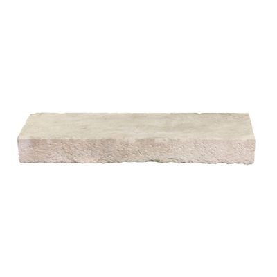 Fireplaces - Axel Wabi-Sabi Off-White Limestone Element – Natural Stone Simplicity - MAISON LEON VAN DEN BOGAERT ANTIQUE FIREPLACES AND RECLAIMED DECORATIVE ELEMENTS