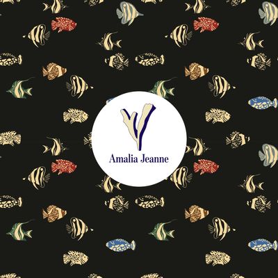 Textile and surface design - Pattern Amalia Jeanne - AMALIA JEANNE