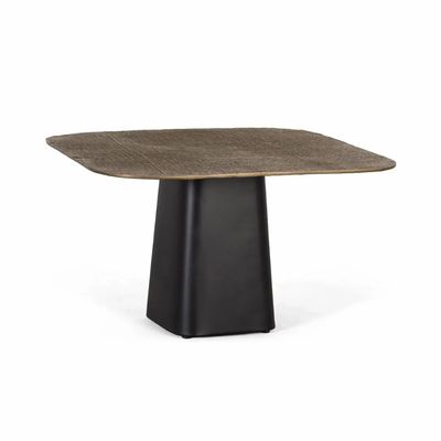 Tables basses - Table basse avec base en fer et plateau en aluminium - GINER Y COLOMER