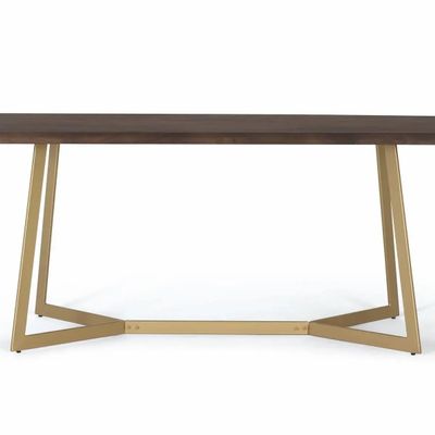 Tables Salle à Manger - Table à manger bois de manguier et base métal 200cm - GINER Y COLOMER