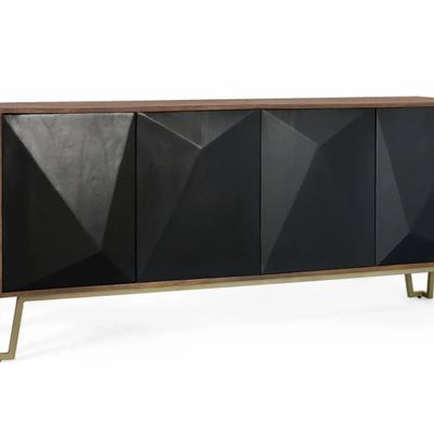 Buffets - Buffet à quatre portes en bois de manguier 180 cm - GINER Y COLOMER