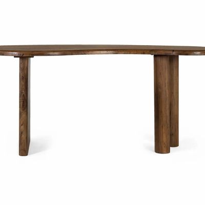Tables Salle à Manger - Table à manger de style rustique en bois de teck - GINER Y COLOMER