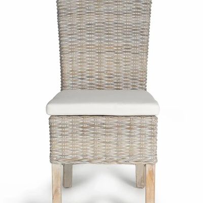 Chairs - Set of 2 rattan chairs with cushion included - GINER Y COLOMER