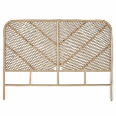 Beds - 150 cm rattan headboard organic style - GINER Y COLOMER