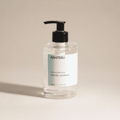 Cosmétiques - GEL LAVANT MAIN ET CORPS 200 ML – WATER JASMINE - AISHITERU