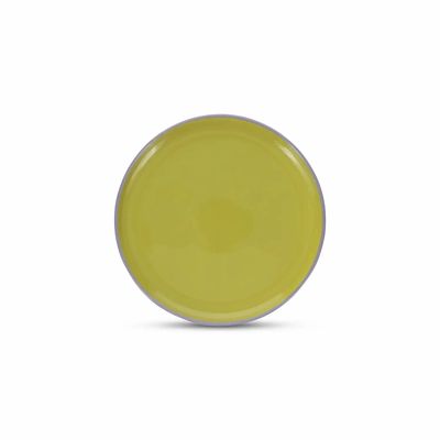 Assiettes au quotidien - Assiette plate 26xH2,5cm vert/violet Duo - ONA