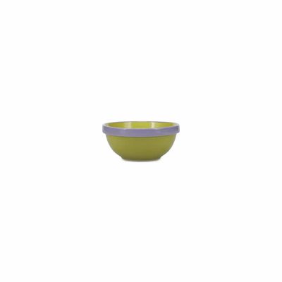 Bowls - Bowl 15,5xH6,5cm green/purple Duo - ONA