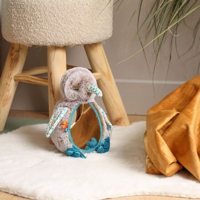 Jouets enfants - Peluche d'Activités - Kiwi Câlin - Miroir - LUDI
