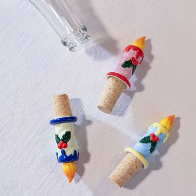 Accessoires pour le vin - Bougie avec bouchon de bouteille - &KLEVERING