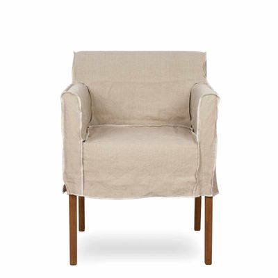 Chairs for hospitalities & contracts - Oga Arm Cover | Removable cover Chair - CREARTE COLLECTIONS