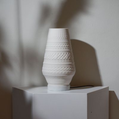 Lampes de table - MACRAME porcelain table lamp - KERAMIK