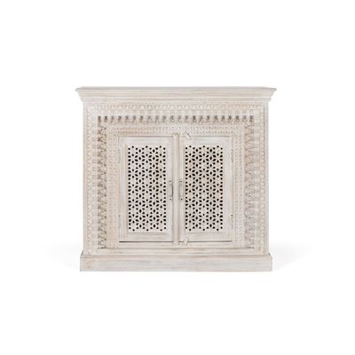 Buffets - Buffet en bois manguier blanc vieilli - GINER Y COLOMER