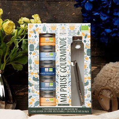 Épicerie fine - COFFRET MA PAUSE GOURMANDE BIO - QUAI SUD