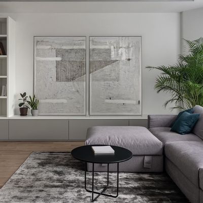 Services - 'Diptyque Efeso' - Œuvre Originale - 200x150 cm - PERSPECTIVA 10