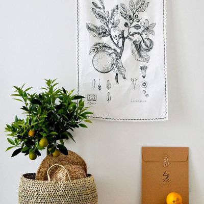 Linge d'office - Laranjeira / Oranger - Linge de cuisine - LUZ EDITIONS