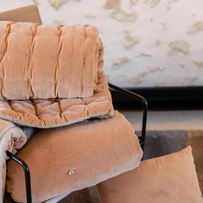 Cushions - Plain Cushion Elise Épice 45 X 45 - MAISON VIVARAISE - SDE VIVARAISE WINKLER