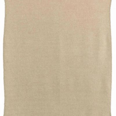 Throw blankets - Isabel Recycled Plain Throw Naturel 130 X 160 - MAISON VIVARAISE - SDE VIVARAISE WINKLER