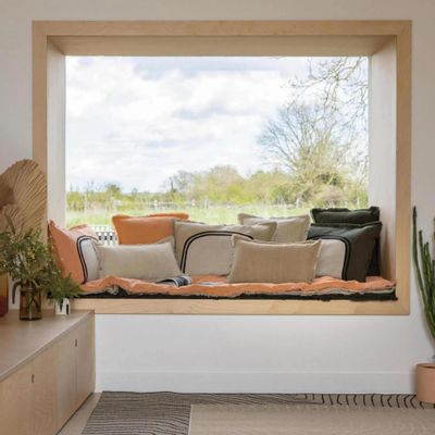 Cushions - Plain Cushion Laly Épice 45 X 45 - MAISON VIVARAISE - SDE VIVARAISE WINKLER