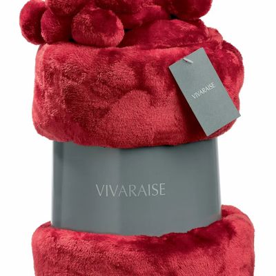 Throw blankets - Tender Throw Blanket Lin 150 X 200 - MAISON VIVARAISE - SDE VIVARAISE WINKLER
