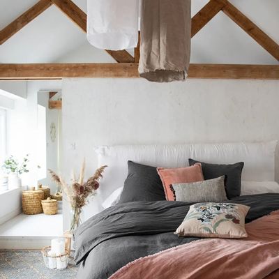 Cushions - Plain Cushion Zeff Tonnerre 45 X 45 - MAISON VIVARAISE - SDE VIVARAISE WINKLER