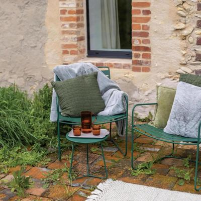 Throw blankets - Swami Throw Blanket Olive 130 X 200 - MAISON VIVARAISE - SDE VIVARAISE WINKLER