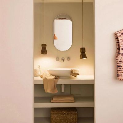 Bath towels - Recycled Abby Bath Towel Dragée 70 X 130 - MAISON VIVARAISE - SDE VIVARAISE WINKLER
