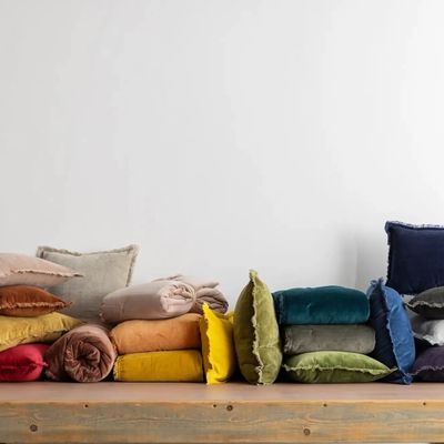 Bed linens - Fara Bed Throw Paon 260 X 260 - MAISON VIVARAISE - SDE VIVARAISE WINKLER