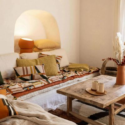 Throw blankets - Recycled Throw Lisa Naturel 140 X 200 - MAISON VIVARAISE - SDE VIVARAISE WINKLER