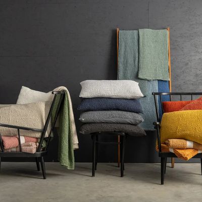 Linge de lit - Jeté Tana Lin 280 x 260 - MAISON VIVARAISE - SDE VIVARAISE WINKLER