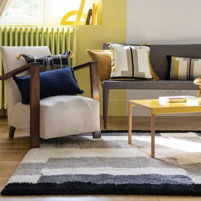 Coussins - Coussin uni Fara Marine 40 x 65 - MAISON VIVARAISE - SDE VIVARAISE WINKLER