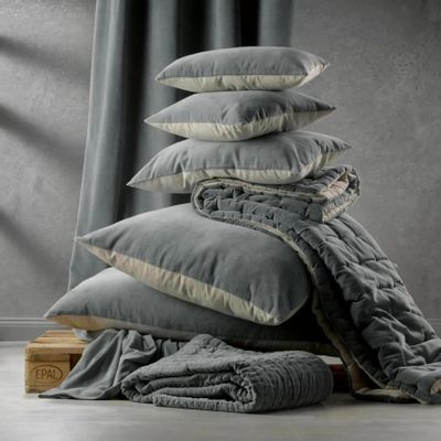 Curtains and window coverings - Elise Plain Curtain Tonnerre 140 X 280 - MAISON VIVARAISE - SDE VIVARAISE WINKLER