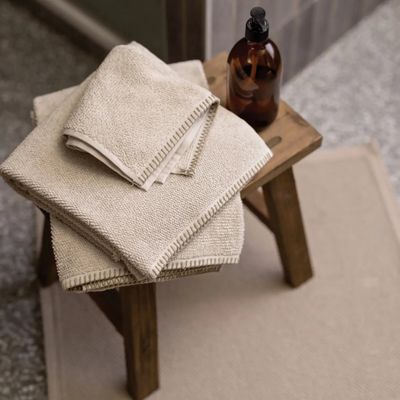 Serviettes de bain - Drap de bain Bora Galet 90 x 150 - MAISON VIVARAISE - SDE VIVARAISE WINKLER
